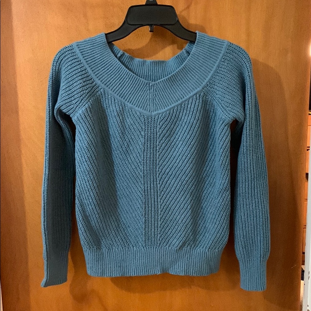 Abercrombie V Neck Chenille Sweater
